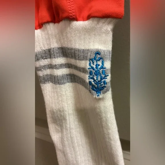 NWT Free People FP Movement Sock it To Me Leggings in Flame Orange Size M - Picture 8 of 16